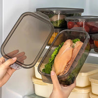 Stackable Food Storage Containers for Refrigerator, Airtight & Odor-Proof, Kitchen Food Grade Organizers