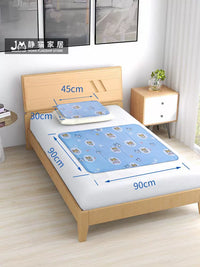 Cooling Gel Ice Mattress and Pillow Pad for Summer Sleep, Student Dormitory