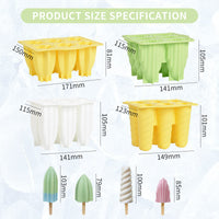 Sanxin New Spiral Ice Cream Silicone Mold Food Grade Ice Tray Popsicle Cake Ice Cream with Lid Mold