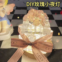 DIY Rose Ice Cube Night Light Kit for Gifting