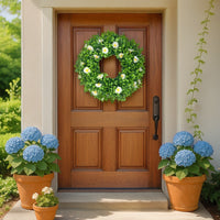 Artificial Daisy Wreath for Autumn & Holiday Decor