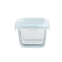 Baby Food Storage Container, Microwaveable and Freezable Glass Meal Prep Box with Airtight Lid