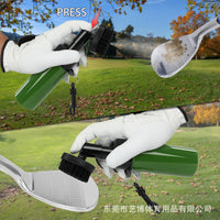 Golf Club Cleaning Brush with Water Spray Bottle and Groove Cleaner