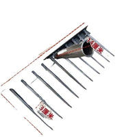 Heavy-Duty Steel Garden Rake for Loosening Soil and Weeding