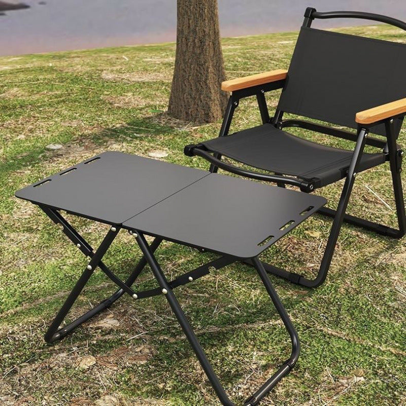 Portable Outdoor Folding Camping Table with Storage Bag and Lamp Holder Option