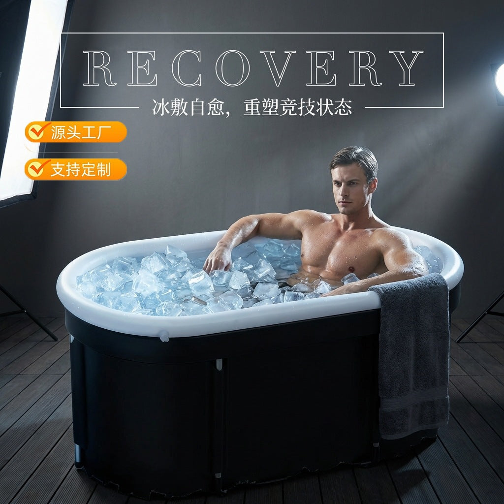 Portable Inflatable Ice Bath Tub for Cold Therapy and Outdoor Use