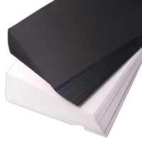 A4 A3 8K 4K Black and White Cardstock for Art Painting Background Paper DIY Craft Cutting