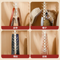 Multi-layer Rotating Hanger for Scarves, Belts, and Stockings - Closet Organizer