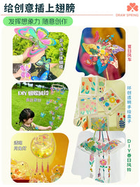 PVC Transparent Plastic Film Sheets for DIY Craft Binding Covers A3 A4 Kids Art Painting Material Cuttable Creative Wind Chime Gift Graffiti Tool Set