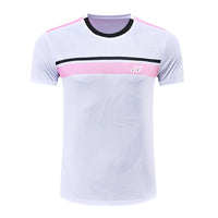 YY New Short Sleeve Badminton Jersey Set for Men and Women - Quick Dry Sports Competition Training Uniform