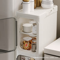Slim Bathroom Storage Cart with Drawers - Narrow Gap Organizer for Toilet and Shower
