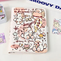 Xiaochancat A5 PU Leather Loose-Leaf Notebook Cover for Students