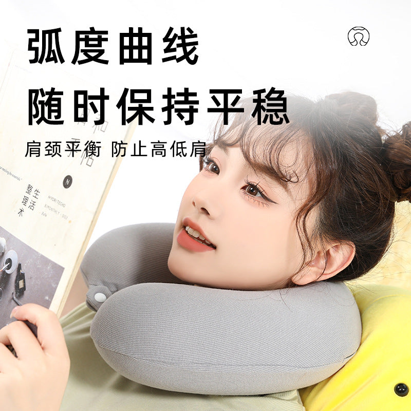 Memory Foam U-Shaped Travel Pillow for Neck Support