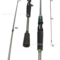 Fiberglass M-Action Lure Fishing Rod for Beginners, Long Casting Bass Pike Rod