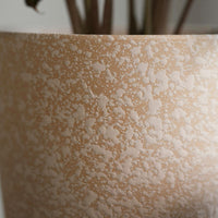 Unglazed Terracotta Slanted Round Planter Pot for Plants and Flowers