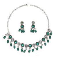 Ethnic Retro Necklace & Earrings Set - Bohemian Style Jewelry