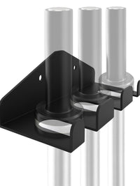 Vertical Wall-Mounted Barbell Storage Rack for Home Gyms