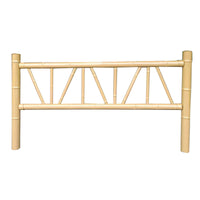 Decorative Bamboo-Style Garden Fence for Outdoor Landscaping and Courtyards