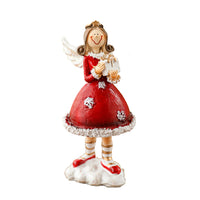 Resin Santa Claus Christmas Figurines Festive Scene Decor Gifts