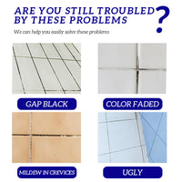Water-Based Tile Grout Sealant for Home Use - Waterproof Gap Filler