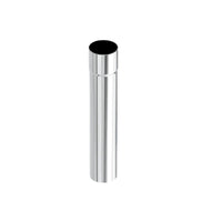 Stainless Steel Flue Pipe for Wood Stoves and Heaters, 6-7cm Diameter