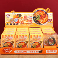DIY Miniature Food Play Set - Instant Noodles, Hot Pot, Ice Cream & Dessert Simulation Toys