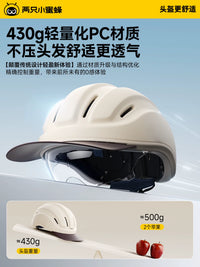 3C Certified Electric Bicycle Helmet for Women, Lightweight Sun Protection Half Helmet for Summer Riding