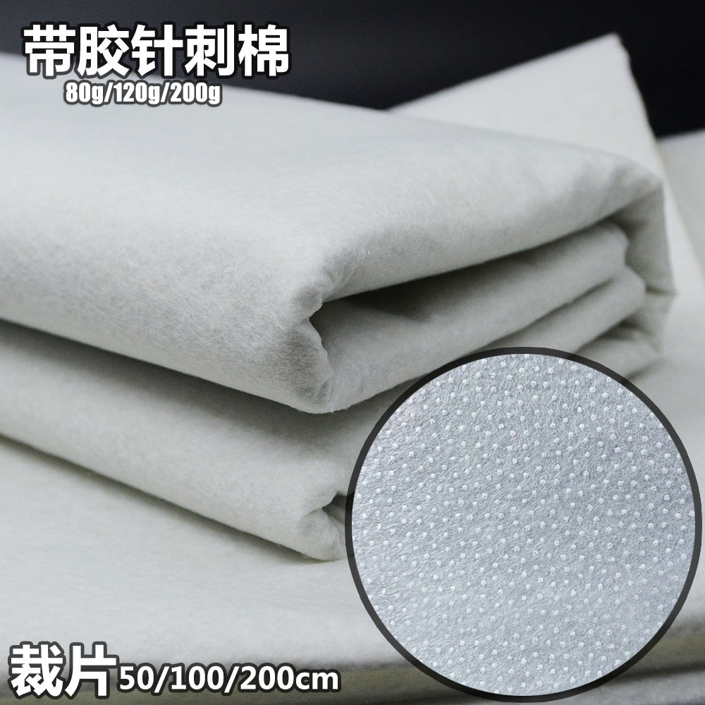 Single-Sided Adhesive Polyester Cotton Batting for Garment Interlining and DIY Crafts