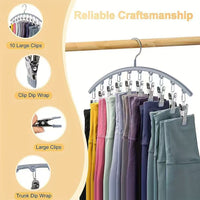 Multi-Clip Windproof Drying Rack for Socks Underwear