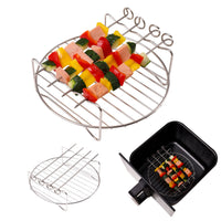 Portable Stainless Steel Mini BBQ Grill with Skewers and Rack for Outdoor Camping Picnics