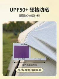 Automatic Pop-Up Camping Tent for 3-6 Person Family Outdoor Activities, Waterproof and Sun Protection