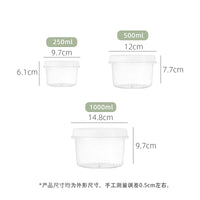 Salad Fresh-Keeping Container Set with Airtight Lids for Fruit, Lunch, and Freezer Storage