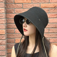 Women's Foldable Sun Protection Bucket Hat for Beach Travel