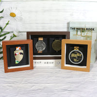 Marathon Medal Display Frame Dustproof Shadow Box for Race Badges and Awards