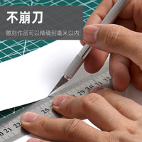 Precision Craft Knife Set with Blades and Cutting Mat for DIY Art and Model Making