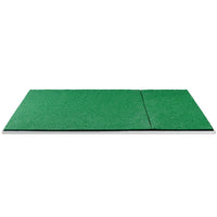 Golf Hitting Mat with Steel Frame for Practice Range, Nylon Grass Driving Mat