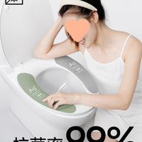 Waterproof Toilet Seat Cushion, All-Season Adhesive Toilet Seat Cover, Antibacterial