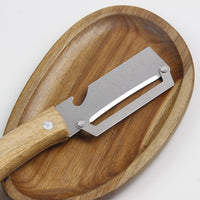Thickened Stainless Steel Peeler for Hard-Skinned Fruits & Vegetables, Multi-functional Kitchen Tool