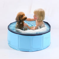 Foldable Pet Bath Tub Portable Swimming Pool for Small Dogs and Cats