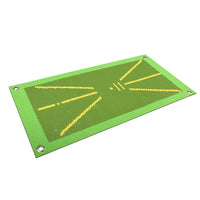 Golf Hitting Mat Swing Practice Aid with Trajectory Display