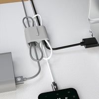 2-Pack Silicone TPE Cable Organizer for Earphones and Data Cables