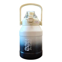 Large Capacity Stainless Steel Insulated Water Bottle with Straw for Outdoor Sports and Fitness