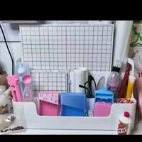 Portable Storage Box for Perler Beads Boards, Stationery, and Cosmetics