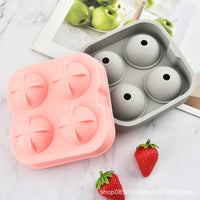 Silicone Ice Cube Mold for Whiskey, Large Ice Cube Molds, Easy Release Design