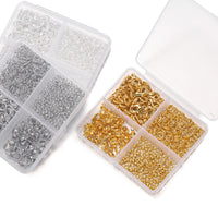 DIY Jewelry Making Kit with Lobster Clasps, Jump Rings, and Crimp Beads for Necklaces and Bracelets