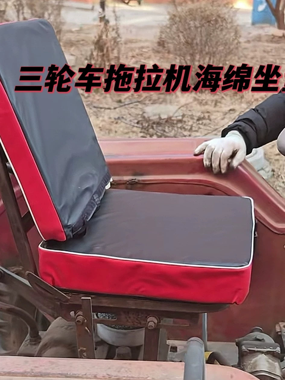 Tractor Seat Cushion with Backrest for Agricultural Vehicles