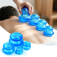 Silicone Cupping Therapy Set for Body Massage and Meridian Dredging