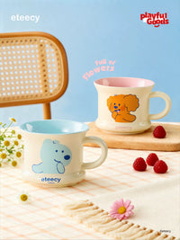 eteecy x Youdian Taoqi Hand-Painted Ceramic Mug with Pingu Design