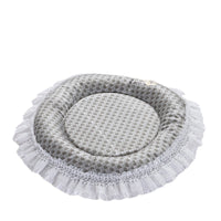 Pet Cooling Mat for Cats and Small Dogs, Round Washable Summer Sleeping Pad for Kennels and Cages