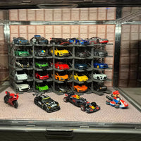 1/64 Modular Multi-Story Parking Garage Model Display Case for Diecast Cars and Toys